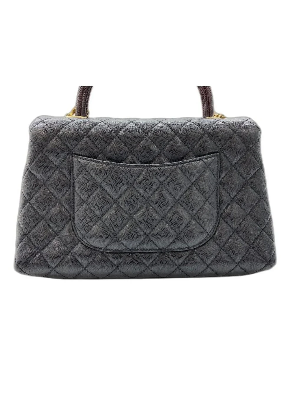 Chanel Shoulder Bag Quilted Coco Handle